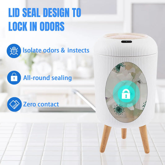 Zenvora Smart Trash Can — No Touch, No Mess, No Odour