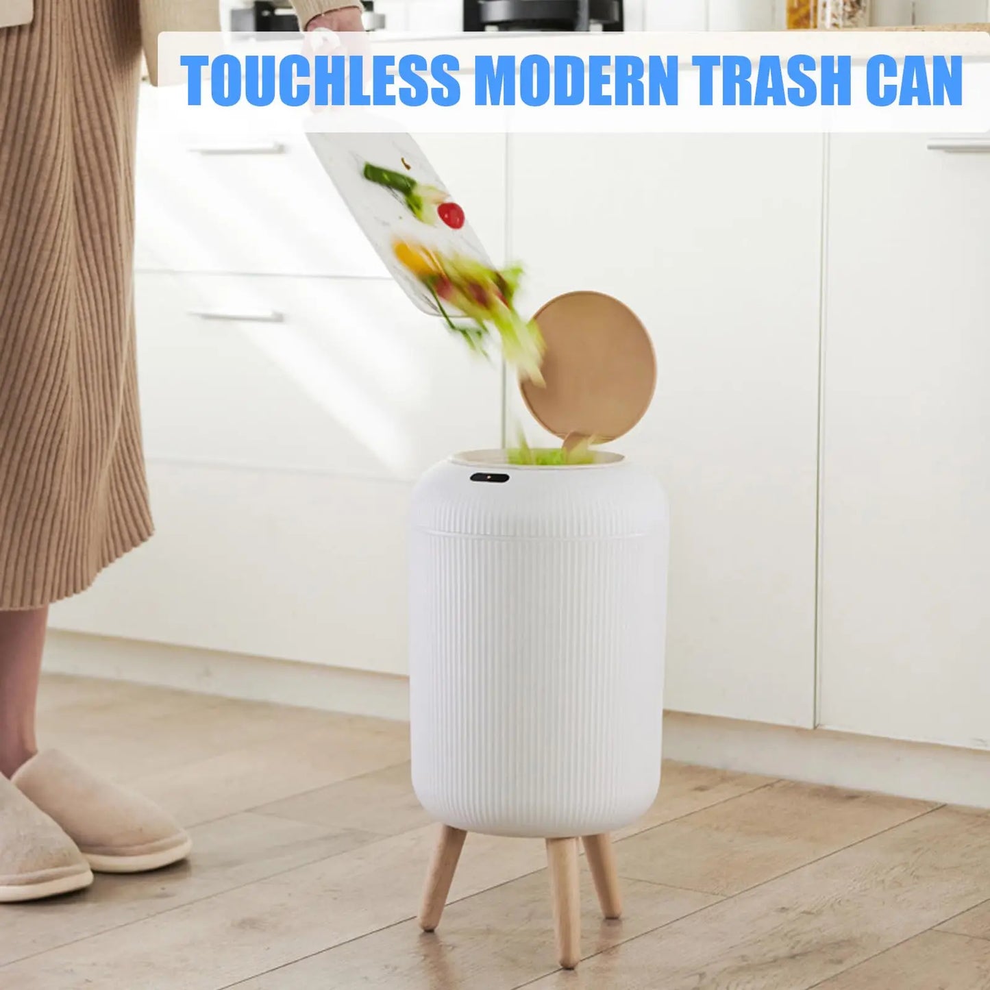 Zenvora Smart Trash Can — No Touch, No Mess, No Odour