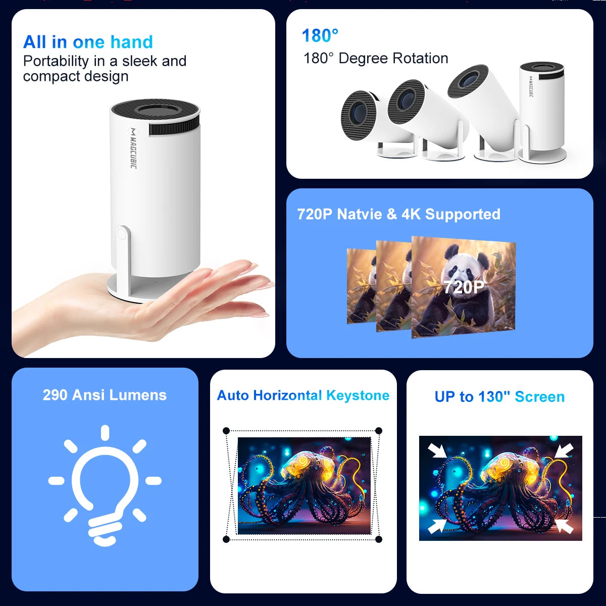 Magcubic HY300 Pro Projector — Your Personal Home Cinema, Anywhere