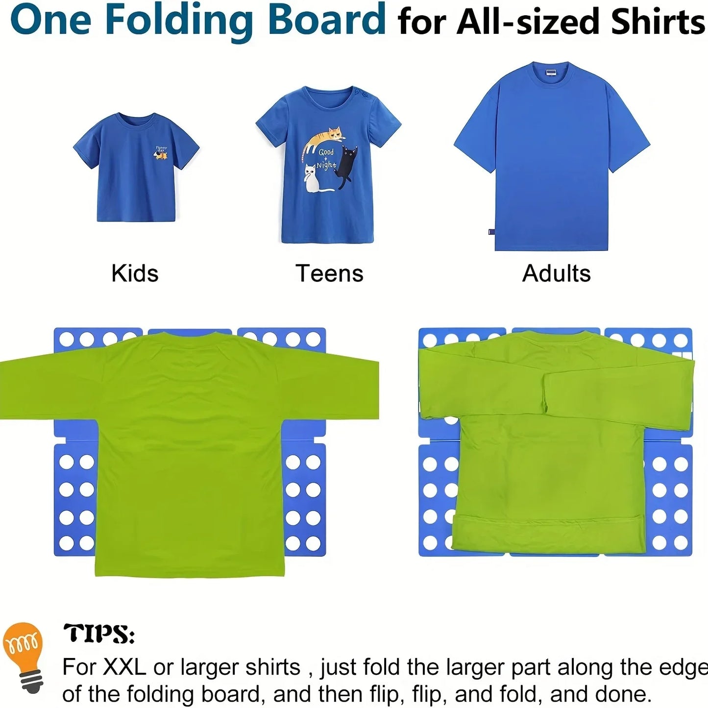 Zenvora magic clothes fold, no mess, easy to use, fold clothes in seconds